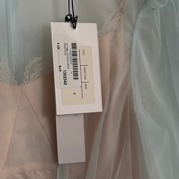 Simone Rocha Balloon-Sleeve Sheer Tulle Dress UK4/XS with inner slip - Picture 7 of 9